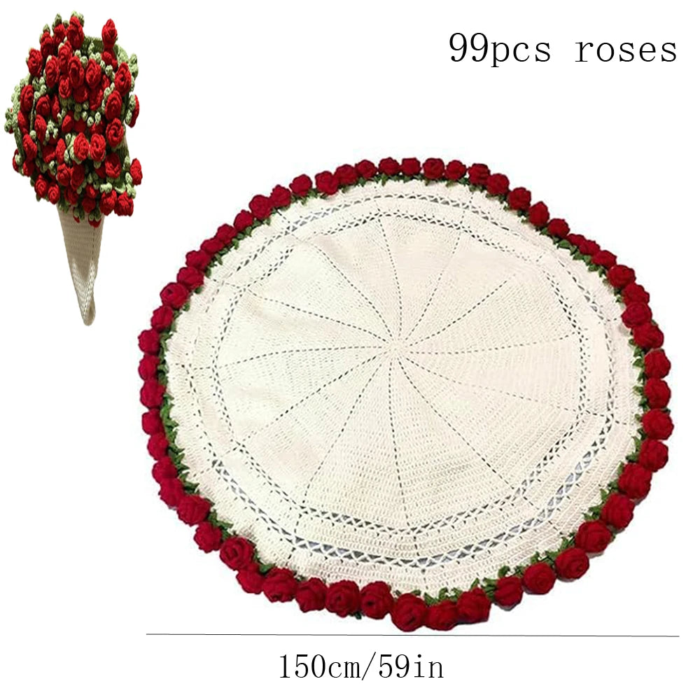Rose Bouquet Blanket